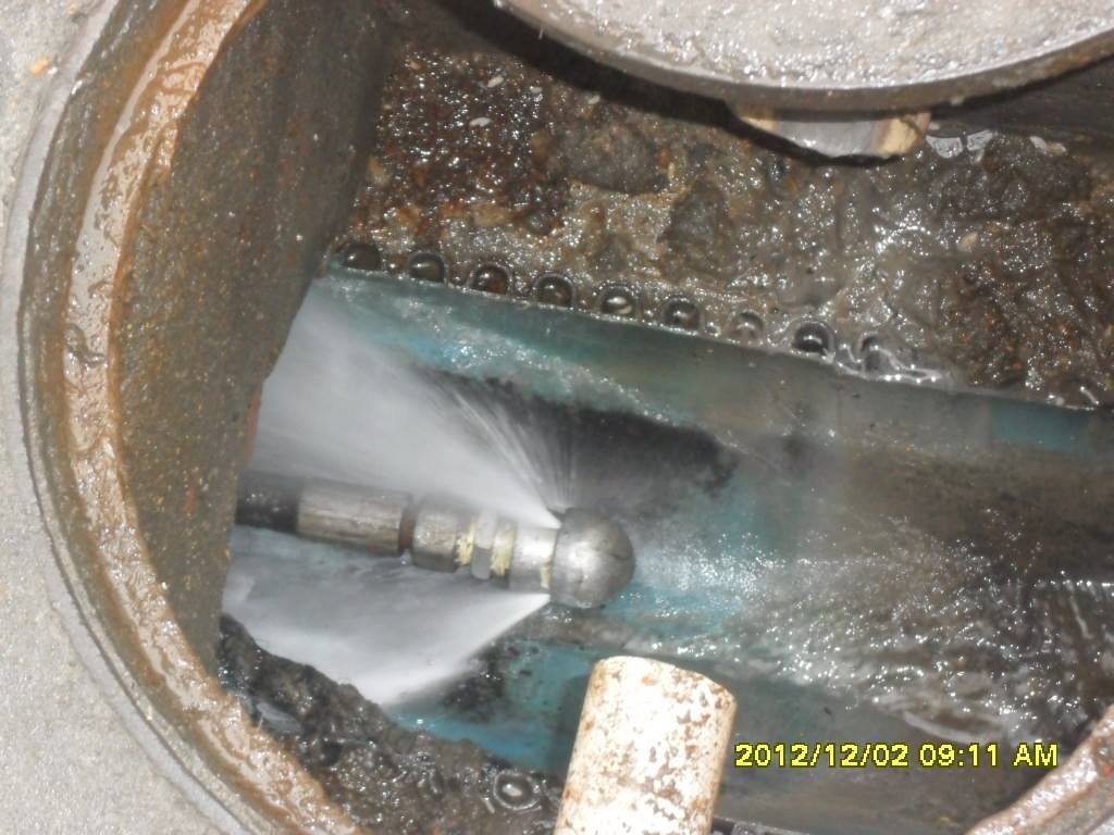 马尾污水管道高压清洗